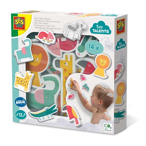 Animaux de safari pour le bain