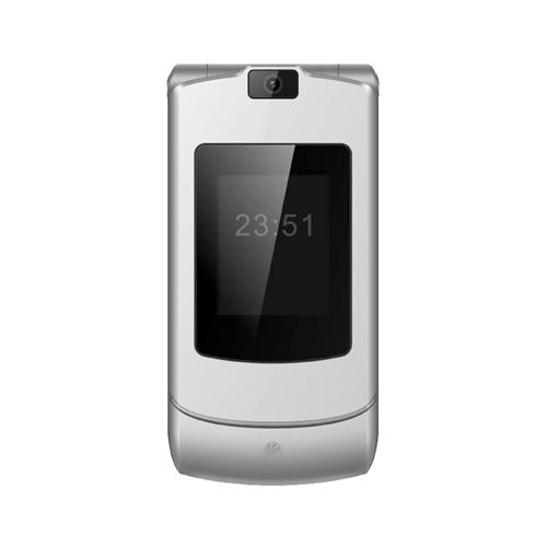 NGM C3 - 3G téléphone de service - double SIM - RAM 64 Mo / Mémoire interne 128 Mo - microSD slot - Écran LCD - 240 x 320 pixels - rear camera 2 MP - argent