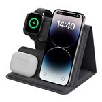 imoshion 3-en-1 Chargeur sans fil pliable pour  - iPhone / AirPods /  Watch - Gris
