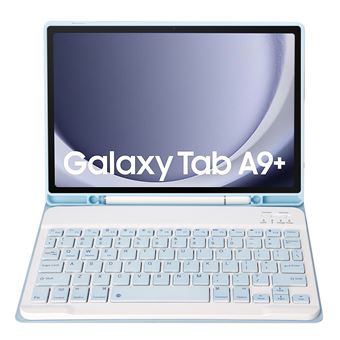 Étui pour FLOODKING Samsung Galaxy Tab A9 Plus Bluetooth détachable clavier Bleu - 1