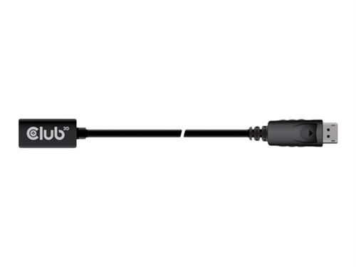 Club 3D - DisplayPort extension cable - Mini DisplayPort (V) naar DisplayPort (M) - DisplayPort 1.4 - 1 m - 8K ondersteuning