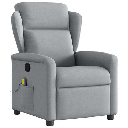 Non Communiqué Gris Vidaxl Fauteuil De Massage, Relaxation Tissu Clair