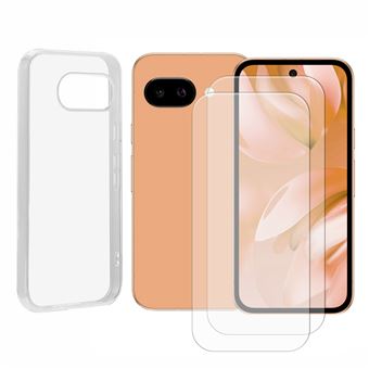 Coque Silicone Transparente Google Pixel 9a - Protection Renforcée Angles - Little Boutik