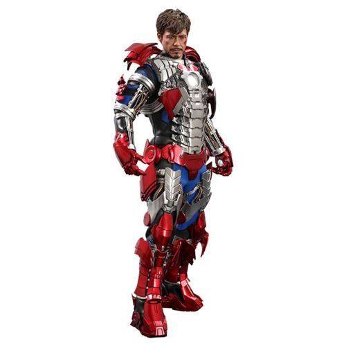 Figurine Hot Toys MMS599 Marvel Comics Iron Man 2 Tony Stark Mark 5 Suit Up Version Figurine de collection Achat prix fnac