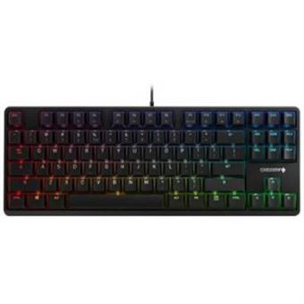 CHERRY G80-3000N RGB TKL - Clavier - backlit - USB - Français - commutateur : CHERRY MX Silent Red - noir