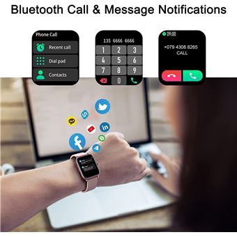 Montre Connectée Homme Avec Appel Bluetooth, Alexa Intégrée 1.8