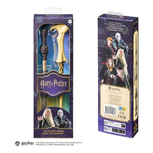 Non Communiqué Noir Harry Potter - Pack De Deux Baguettes The Elder & Lord Voldemort 30 Cm