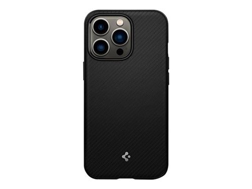 Spigen Noir Mag Armor - Coque De Protection Pour Téléphone Portable - Compatibilité Avec Magsafe - Polyuréthanne Thermoplastique (Tpu) - Mat - Pour Apple - Image 4