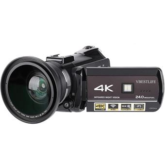 Caméscope Vidéo WiFi DV 4K 1080P noir - 1