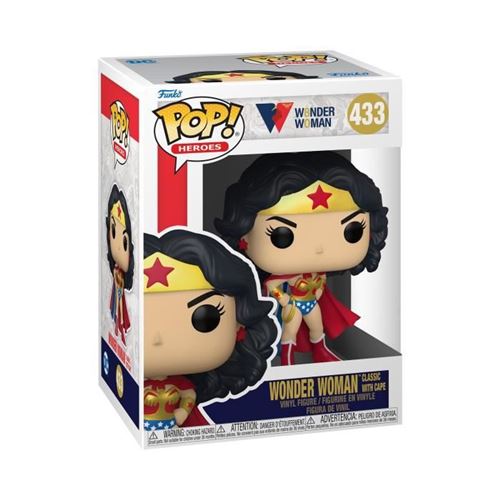 Figurine Funko Pop! Heroes: WW 80th-WWClassicW/Cape État correct - Funko reconditionné disponible sur Fnac