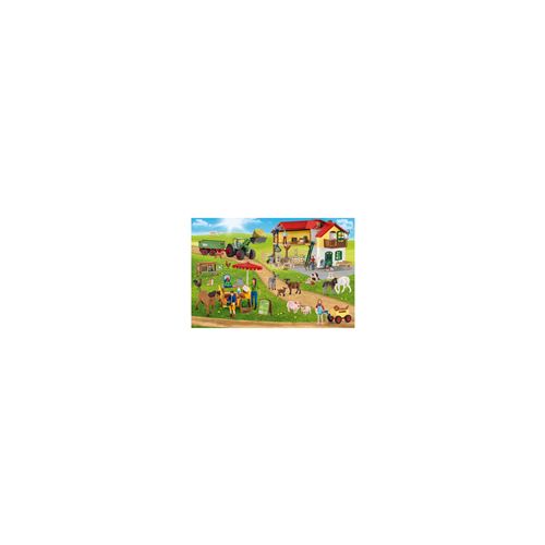 Non Communiqué Multicolore Puzzle 100 Pièces - Farm World : Ferme Et Marché