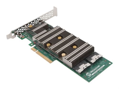 Microchip Adaptec SmartRAID 3200 Series 3258-16i/e - Storage controller (RAID) - 16 Kanaal - SATA 6Gb/s / SAS 24Gb/s / PCIe 4.0 (NVMe) - RAID 0, 1, 5, 6, 10, 50, 60 - PCIe 4.0 x8