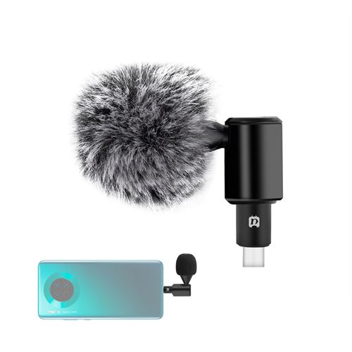 Puluz - Microphone PU616B - Type-C - Noir - Image 2