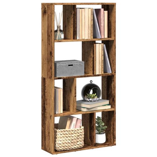 VIDAXL - Bibliothèque - 60x20x120 cm - Vieux bois - Image 3