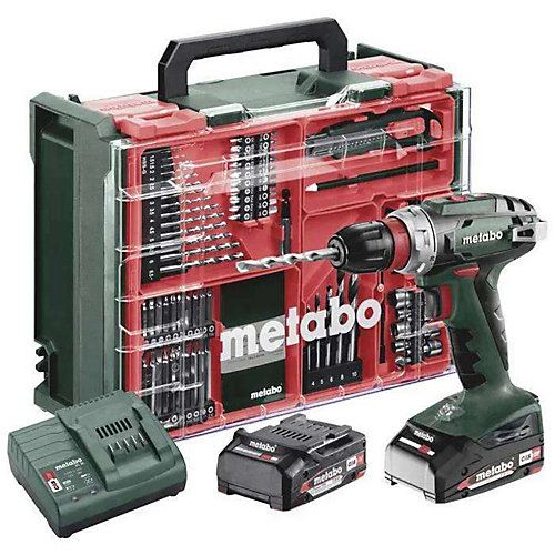 Non Communiqué Metabo Perceuse Metabo Visseuse Bs 18 Quick 18.0 V Avec Batterie 2.0 Ah 2 Sans Coffret