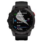 GIOPUEY Coque Compatible Garmin Fenix 8 47mm AMOLED - Lot De 2 Étuis TPU Souple Transparent