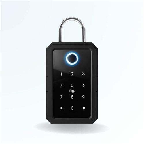 LOCKY Boite à clé connectée locky box - code, badge, bluetooth, empreinte digitale