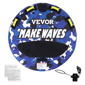 VEVOR Bouée Tractée Gonflable Pour Bateau Inflation Et Dégonflage Efficaces Capacité 154kg - 1