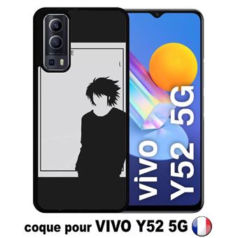 LINER Cover Per Vivo Y72 5G / Y52 5G: Custodia Antiurto Militare Con Supporto Nascosto E Paraurti In Silicone, Bianca