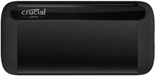 Disque SSD externe portable Crucial X8 USB 3.2 2 To Noir