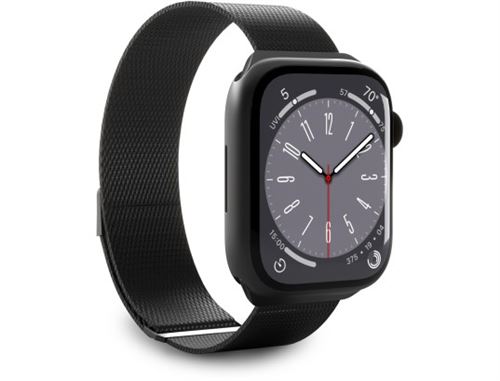 Puro Milanese Band für Apple Watch 42/44/45/49mm, Black; Armband