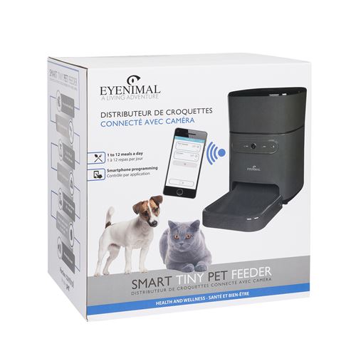 PetSafe Distributeur de Croquettes Automatique Connecté Smart Feed  Smartphone pour Chien/Chat (iPhone ou Android) - Portions ajustables, avec