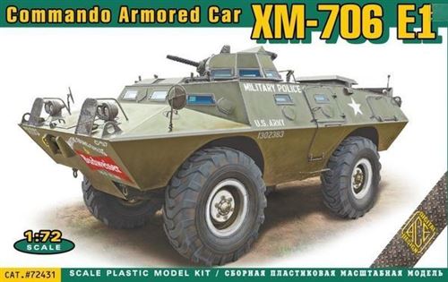 Xm-706 E1 Commando Armored Car - 1:72e - Ace