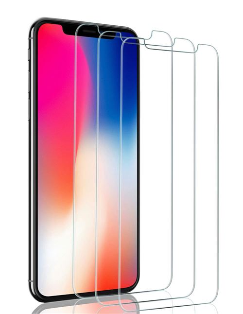 [Pack De 3] Film Vitre En Verre Trempé Pour iPhone X / iPhone XS Protection Ecran Ultra Résistant Transparent Dureté 9H Sans Bulles Lot De 3 Top4Pc®