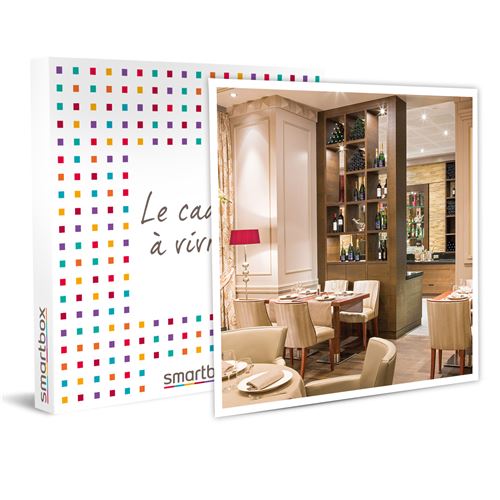 SMARTBOX - Repas gastronomique Menu 3 Plats avec boissons sur les Grands Boulevards à Paris - Coffret Cadeau
