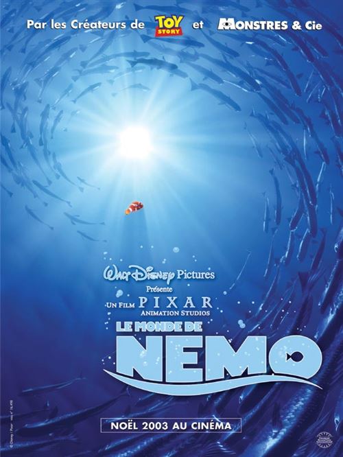 Affiche de Cinéma Originale - Le Monde de Nemo - 40x60cm