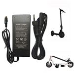 HPGAAVD 42V 2A Chargeur Trotinette Electrique pour Xiaomi M365,Pro,Pro 2,Mi 3,1s,36V Chargeur Universel Batterie Lithium pour Ninebot G30/E/F Series,DC 8MM Prise Charrgeur Rapide pour Scooter