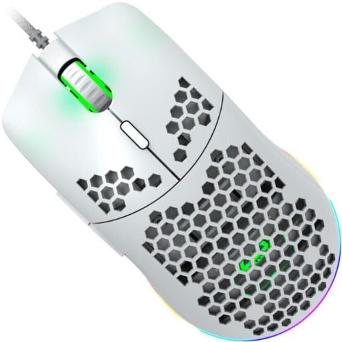 Souris Canyon Puncher SGM11W Avec Fil Jeux USB 7 Boutons Blanc