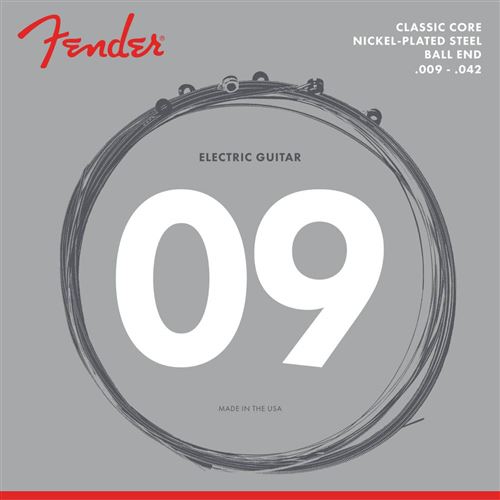 Non Communiqué Fender Classic Core Nickel-Plated Steel 9-42