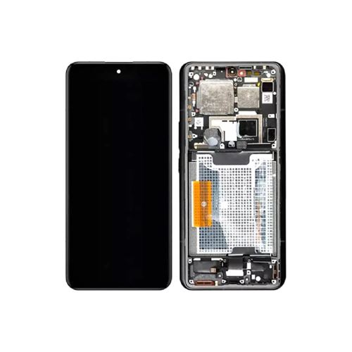 Ecran LCD et Vitre Tactile Premium avec Châssis Blanc pour Xiaomi 14 Ultra