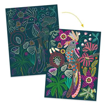 4 cartes à gratter - Rococo