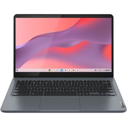 Lenovo Ideapad Slim 3 Chrome 14Ian8 83Bn - Intel Core I3 - N305 / Jusqu'À 3.8 Ghz - Chrome Os - UHD Graphics - 8 Go Ram - 128Go Emmc - 14" Ips 1920 X 1080 (Full Hd) - Wi-Fi 6, Bluetooth - Gris Orage - Clavier : Français