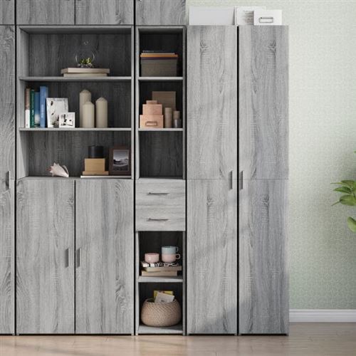Vidaxl Gris Buffet Haut Sonoma - Image 3