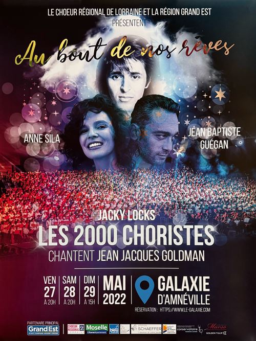 Affiche - Jean-Jacques GOLDMAN - Au Bout de nos rêves - 60x84cm