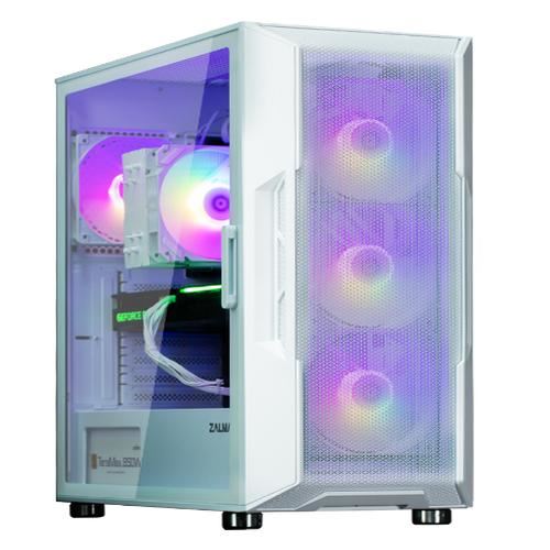 ZALMAN Boitier moyen tour atx i3 neo argb avec panneau vitr&eacute; (blanc) i3 Neo ARGB White 