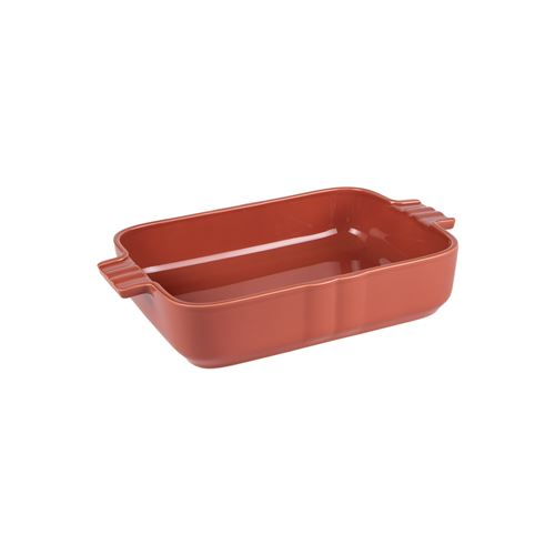 Non Communiqué Orange Plat Terracotta Lourmarin 30X20 Cm - Table Passion - Grès
