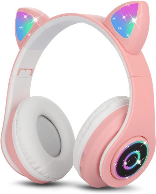 Non Communiqué Rose Vendos85 Aq0789 - Casque Sans Fil. Bluetooth 5 Autonomie 12 H