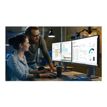 Ecran LED PC Lenovo ThinkVision P24h-30 23.8" QHD Noir corbeau