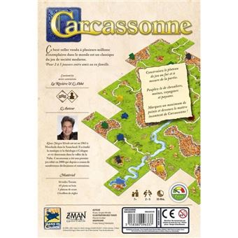 Jeu de stratégie Asmodee Carcassonne Nouvelle edition 2022