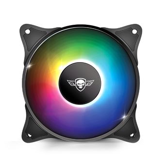 Spirit Of Gamer Ventilateur de boitier AirForce Central RGB - 12cm (Noir) - 1