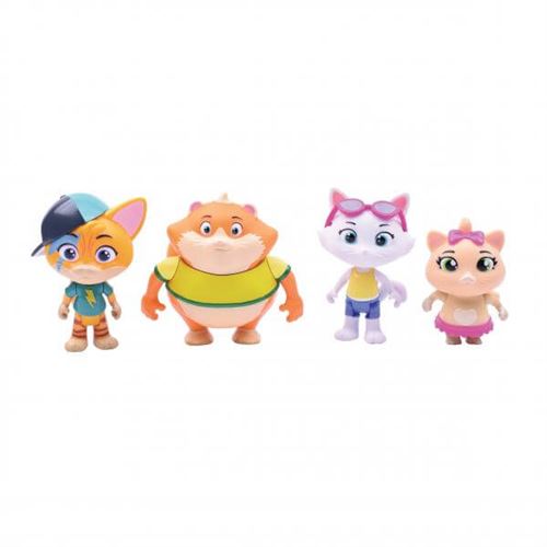 44 Chats - Pack de 4 figurines