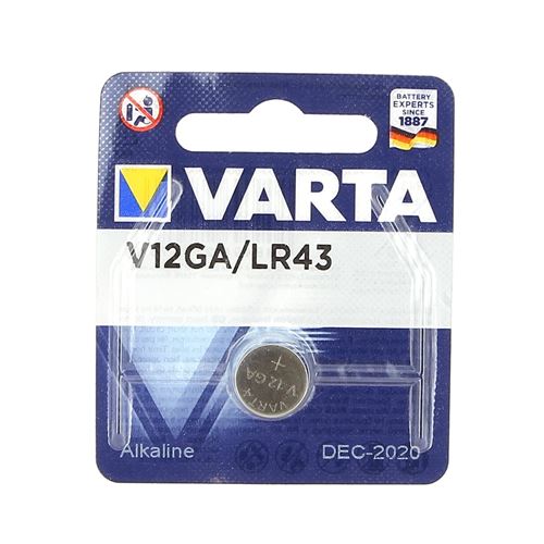 Pile 186 / lr43 / v12ga 482213810054 - droguerie accessoire