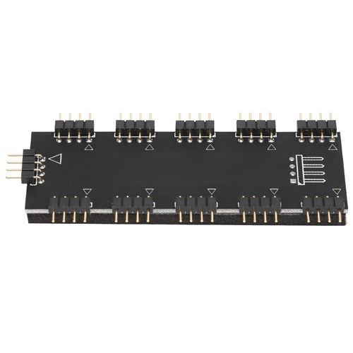Câble Extension Pour Ventilateur De Carte Mère Pour Ordinateur Portable Mod Rgb Hub 10 Canaux (12V 4 Broches)