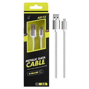 Câble Micro Usb En Nylon 2a Huawei Y3 Ii - Noir - 1