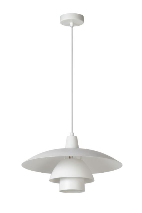 Lucide GITSY - Suspension - Ø 40 cm - Blanc