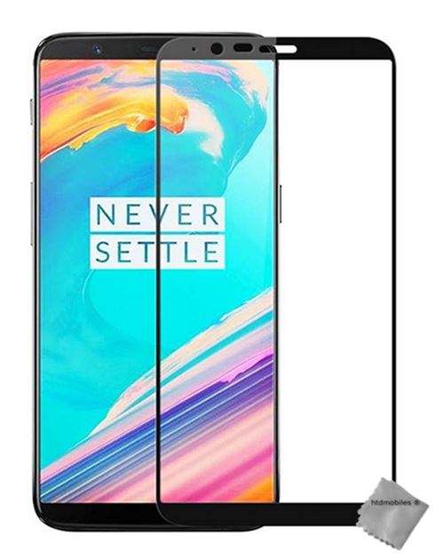 Protecteur D'écran En Verre Trempé Incurvé Pour OnePlus 7 Pro - Noir - Neuf Sous Blister